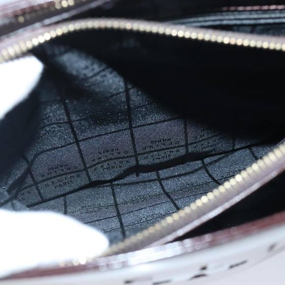 CELINE Shoulder Bag Enamel Brown Auth bs19881 - Picture 11 of 16